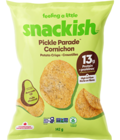 Snackish Potato Crisps Pickle Parade