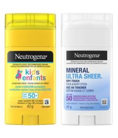 Neutrogena Ensemble de bâtons de crème solaire SPF 50