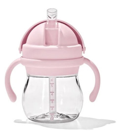 OXO Tot Transition Straw Cup with Removable Handles Blossom