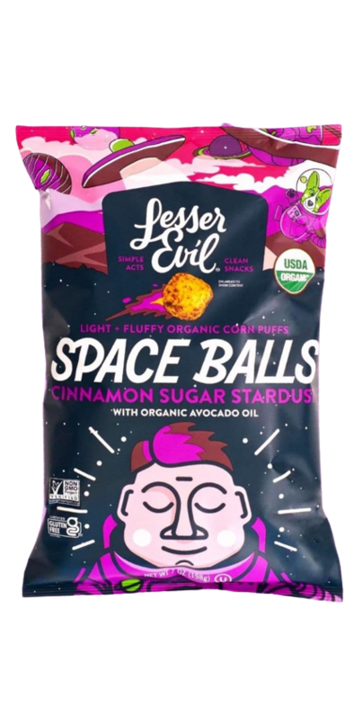 Buy LesserEvil Organic Corn Puff Space Balls Cinnamon Sugar Stardust at ...