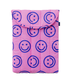 BAGGU Puffy Laptop Sleeve 13/14 Inch Pop Pink Happy