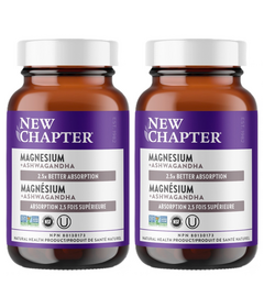 New Chapter Magnesium + Ashwagandha Bundle