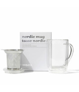 DAVIDsTEA Tasse nordique en verre à double paroi avec infuseur