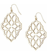Natalie Wood Designs Believer Small Drop Earrings Gold