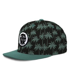 Headster Kids Snapback Midnight Palms Black