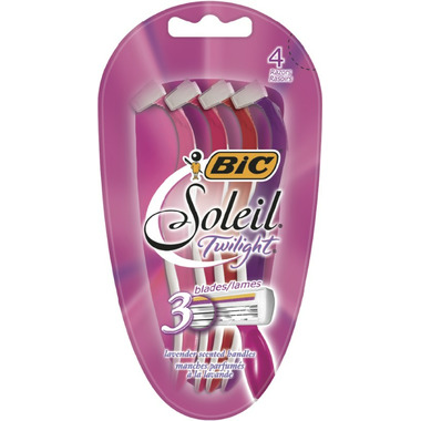 BIC Soleil Twilight Razors with Lavender Scented Handles BIC Soleil Twilight Razors with Lavender Scented Handles