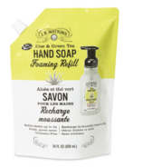 Pochette de recharge de savon mousse pour les mains J.R Watkin's Aloe & Thé vert