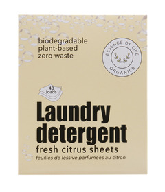 Essence of Life Organics Laundry Sheets Citrus