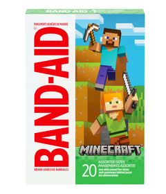 Band-Aid Minecraft Adhesive Bandages 