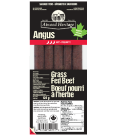 Atwood Heritage Angus Grassfed Beef Sticks Hot