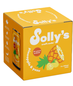 Solly's Craft Soda Pineapple & Yuzu
