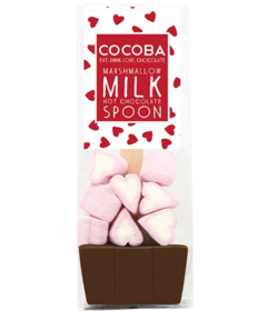 Cocoba Heart Marshmallow Milk Hot Chocolate Spoon
