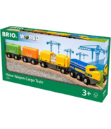 BRIO World Three-Wagon Cargo Train