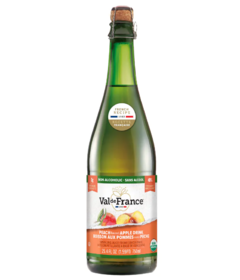 Val De France Organic Sparkling Juice Apple Peach