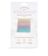 Kooshoo Plastic-Free Round Mini Hair Ties Pastel Blooms