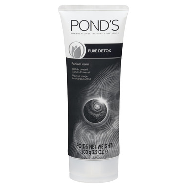 review facial foam ponds charcoal