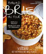 Gourmet Du Village Brie Topping Mix Maple Walnut