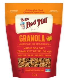 Bob's Red Mill Gluten Free Homestyle Granola Maple Sea Salt