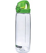 Nalgene 24 Ounce On the Fly Bottle Clear with Sprout Green Cap