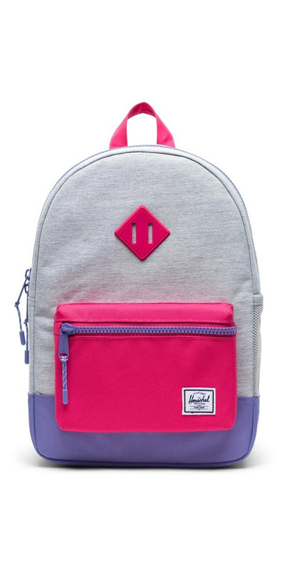 grey backpack herschel with pink Buy Herschel Supply Heritage Backpack Youth Grey Crosshatch Raspberry &  Aster at Well.ca