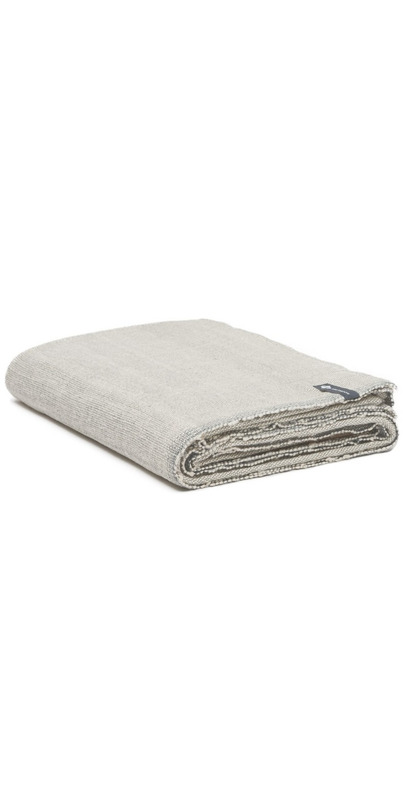 Halfmoon Cotton Yoga Blanket Stone Weave