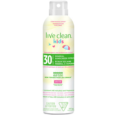 SPF 30 Mineral Sunscreen Lotion, Clean Sunblock