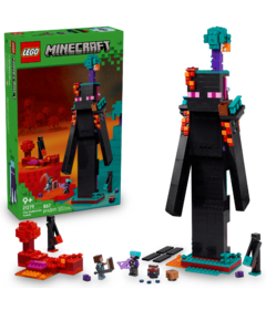 LEGO Minecraft The Enderman Tower Toy for Kids Gamer Gift