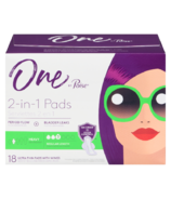 One by Poise Feminine Pads 2-in-1 Period & Bladder Leakage Pad Heavy