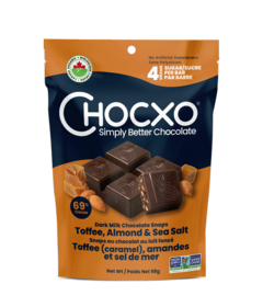 ChocXO Dark Milk Toffee Almond & Sea Salt Snaps