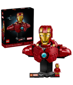 LEGO Marvel Iron Man MK4 Bust Building Kit for Adults