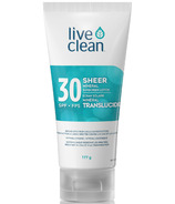 Live Clean Sheer Mineral Sun Lotion SPF 30