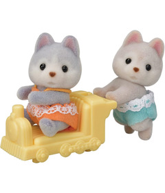 Calico Critters Husky Twins