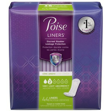 Poise Daily Microliners, Incontinence Panty Liners, Lightest Absorbency