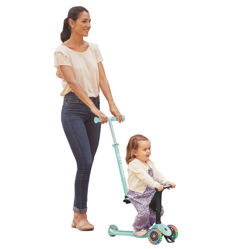 Buy Globber GO-UP Sporty Lights Scooter Mint/Dark Pistachio at