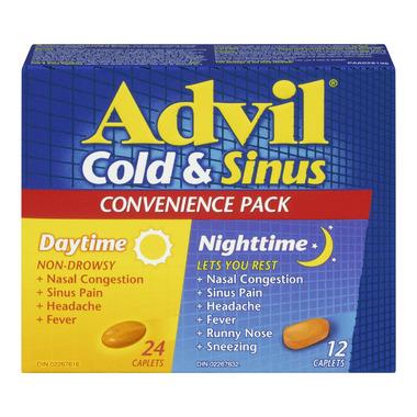 Buy Advil Cold & Sinus Daytime & Nighttime Convenience Pack at Well.ca ...