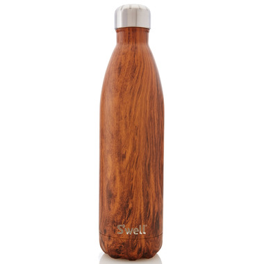 S\'well Teakwood Stainless Steel Water Bottle Wood Collection S\'well Teakwood Stainless Steel Water Bottle Wood Collection