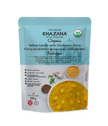 Curry de lentilles jaunes et de pois chiches Khazana