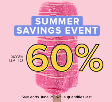 Save up to 50% on the Summer Savings Event