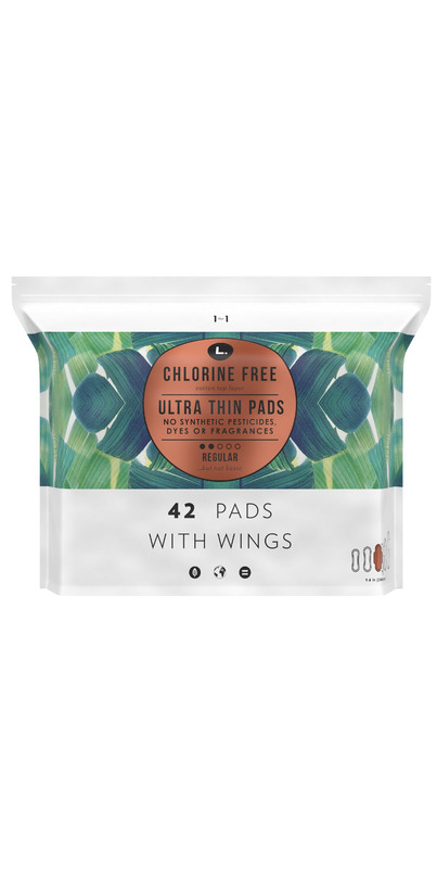 Buy L. Chlorine Free Ultra Thin Pads Regular Absorbency Organic
