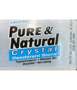 Pierre déodorante en cristal naturel pur de Deodorant Stones of America - Taille d'essai