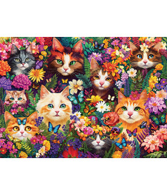 Cobble Hill Blooming Whiskers Jigsaw Puzzle