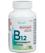 Rexall B12 Cyanocobalamin 100mcg