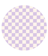 Milly Stone Catch All Splat Mat Mealtime & Playtime Mess Lilac Checkerboard