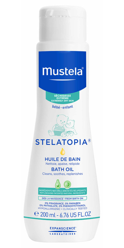 mustela baby bath oil