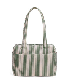 BAGGU Everyday Cloud Bag Sage Stripe