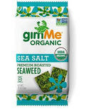 gimMe Organic Roasted Seaweed Snacks Sea Salt