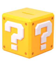 Ricochet Super Mario Question Block Money Box