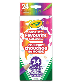 Crayola Coloured Pencils World's Fav Colours