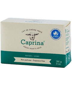 Caprina Soap Bar With Fresh Goat's Milk Fragrance Free