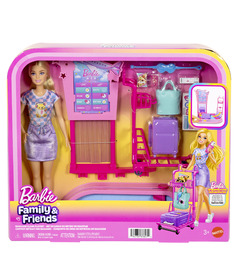 Barbie Travel Playset + Doll